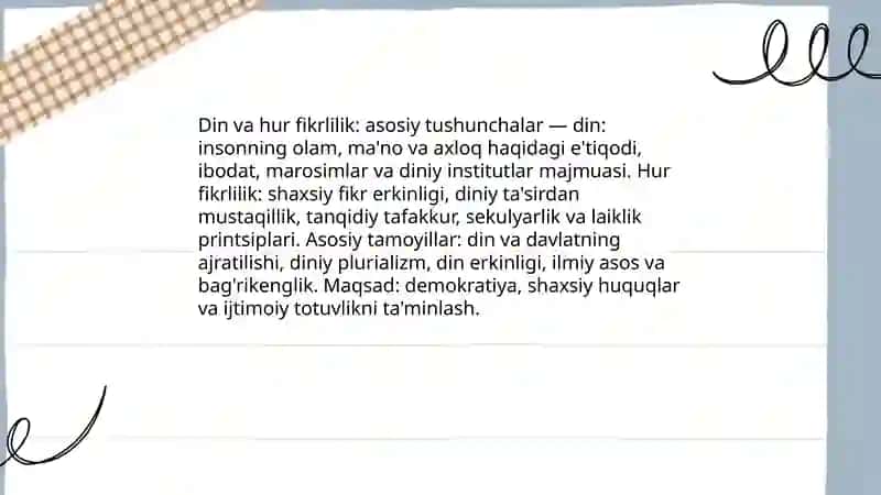 Din va hur fikrlilik 3