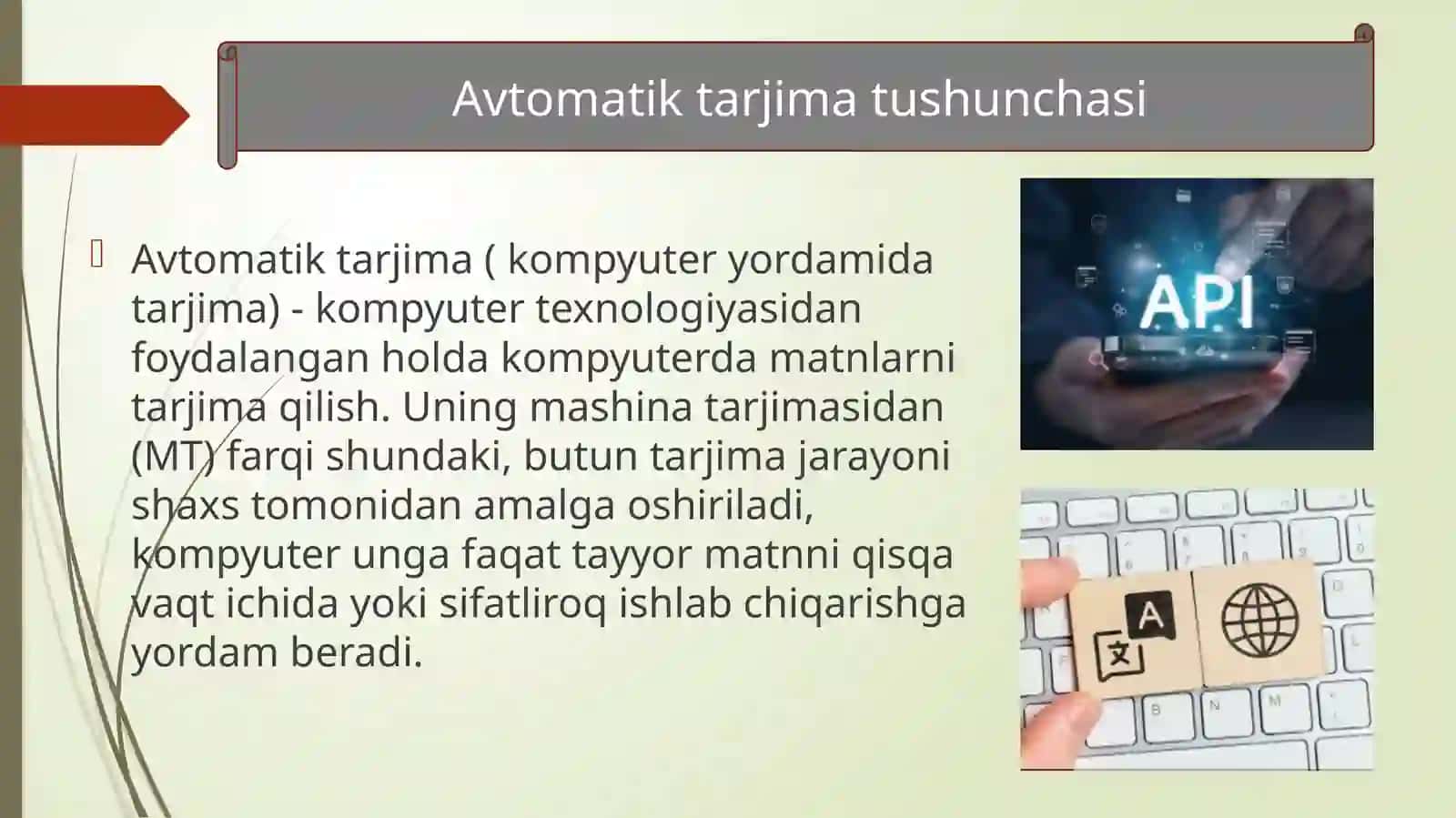 Kompyuter lingvistikasida avtomatik tarjima yo’nalishi va tarjimon dasturlar 3