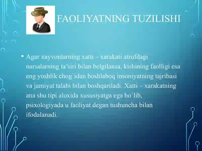 Faoliyat va uning turlari 3