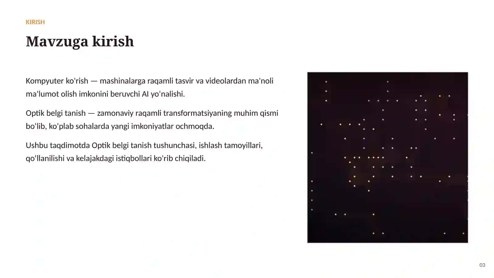 Optik belgi tanish: asoslari va qo'llanilishi 3