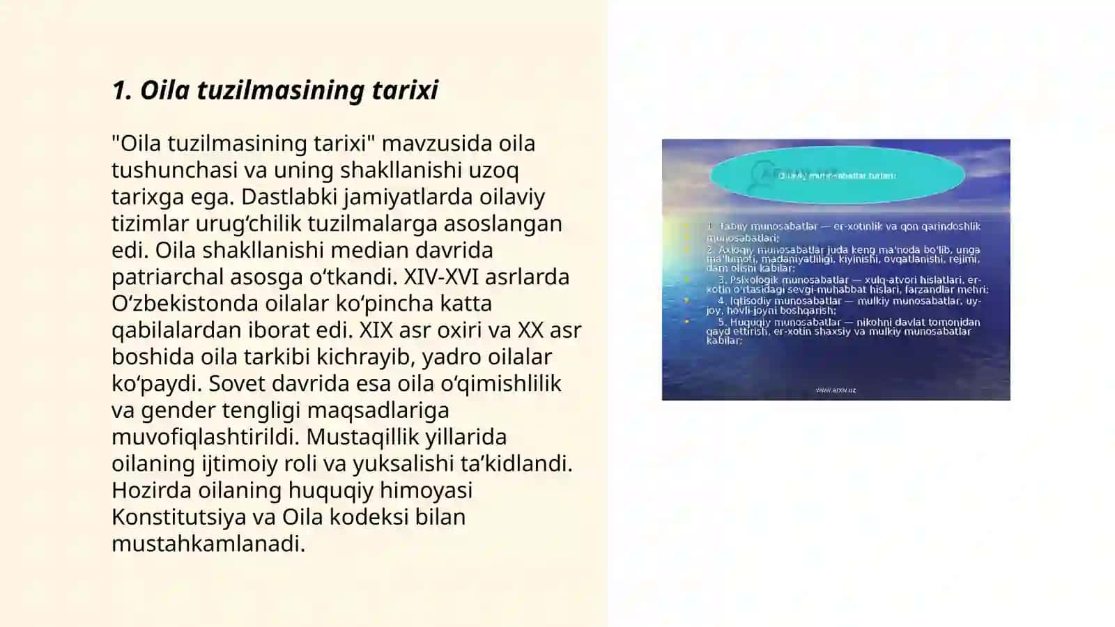 Oiladan jamiyatga 3