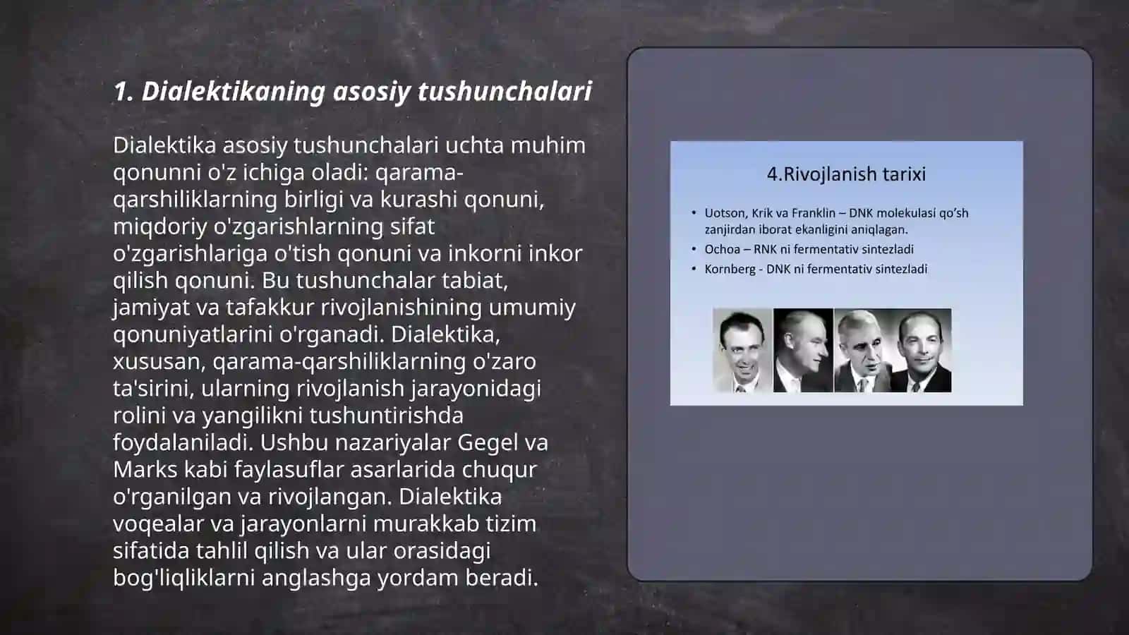 Dialektika rivojlanish ta'limoti 3