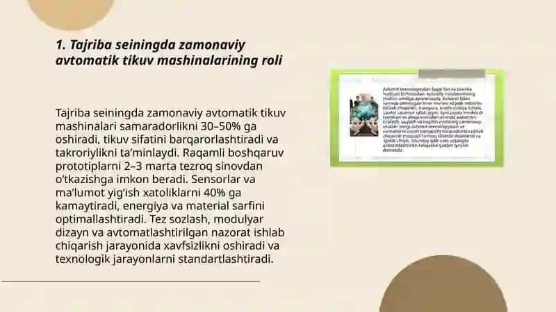 Tajriba seining zamonaviy texnika va texnologiyalari 3