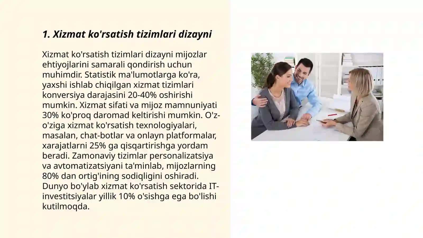 Biznesda Xizmat Ko'rsatish 3