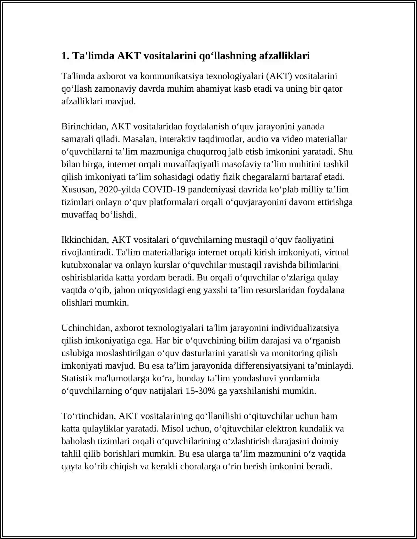 TA'LIM JARAYONIDA AKT QO‘LLANISHI 3