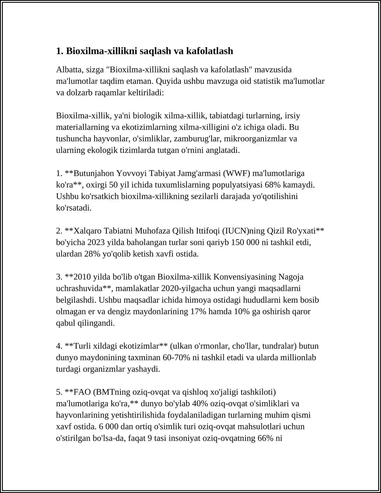 TABIATNI MUHOFAZA QILISH 3
