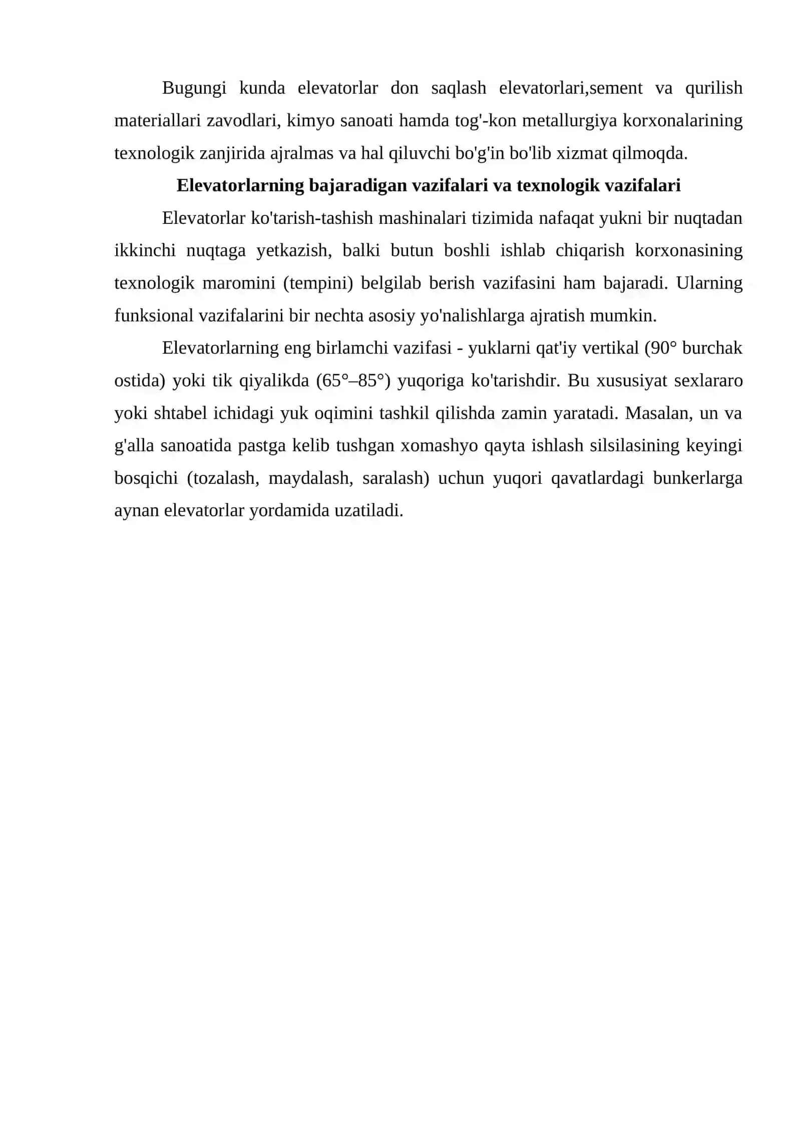 Elevatorning bajaradiganvazifalari 3