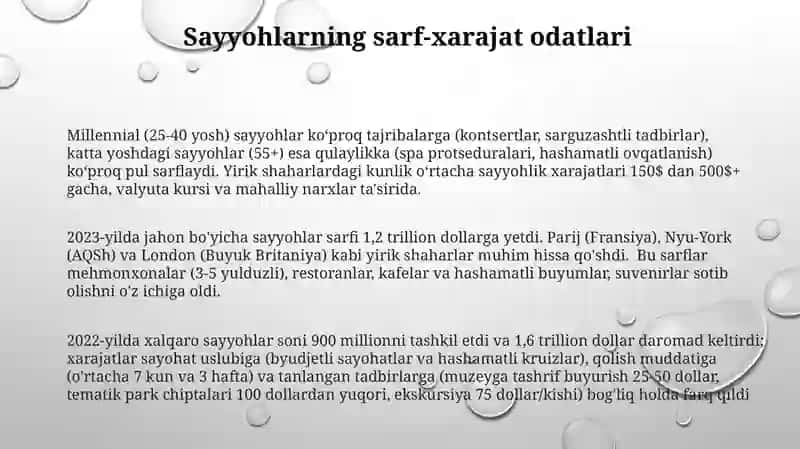Barqaror Turizm Amaliyoti 3