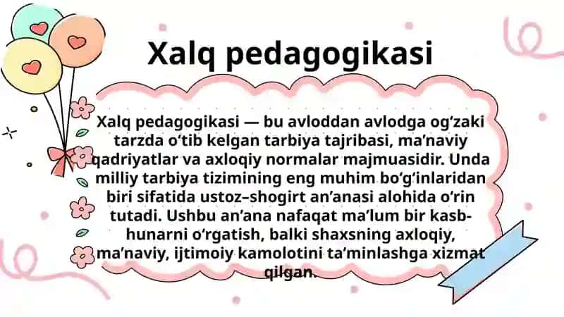 Xalq pedagogikasida ustoz-shogirt an’anasi 3