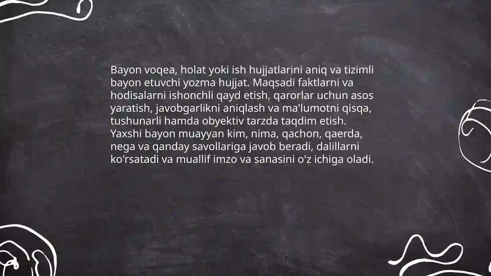 Bayon yozish qoidalari 3