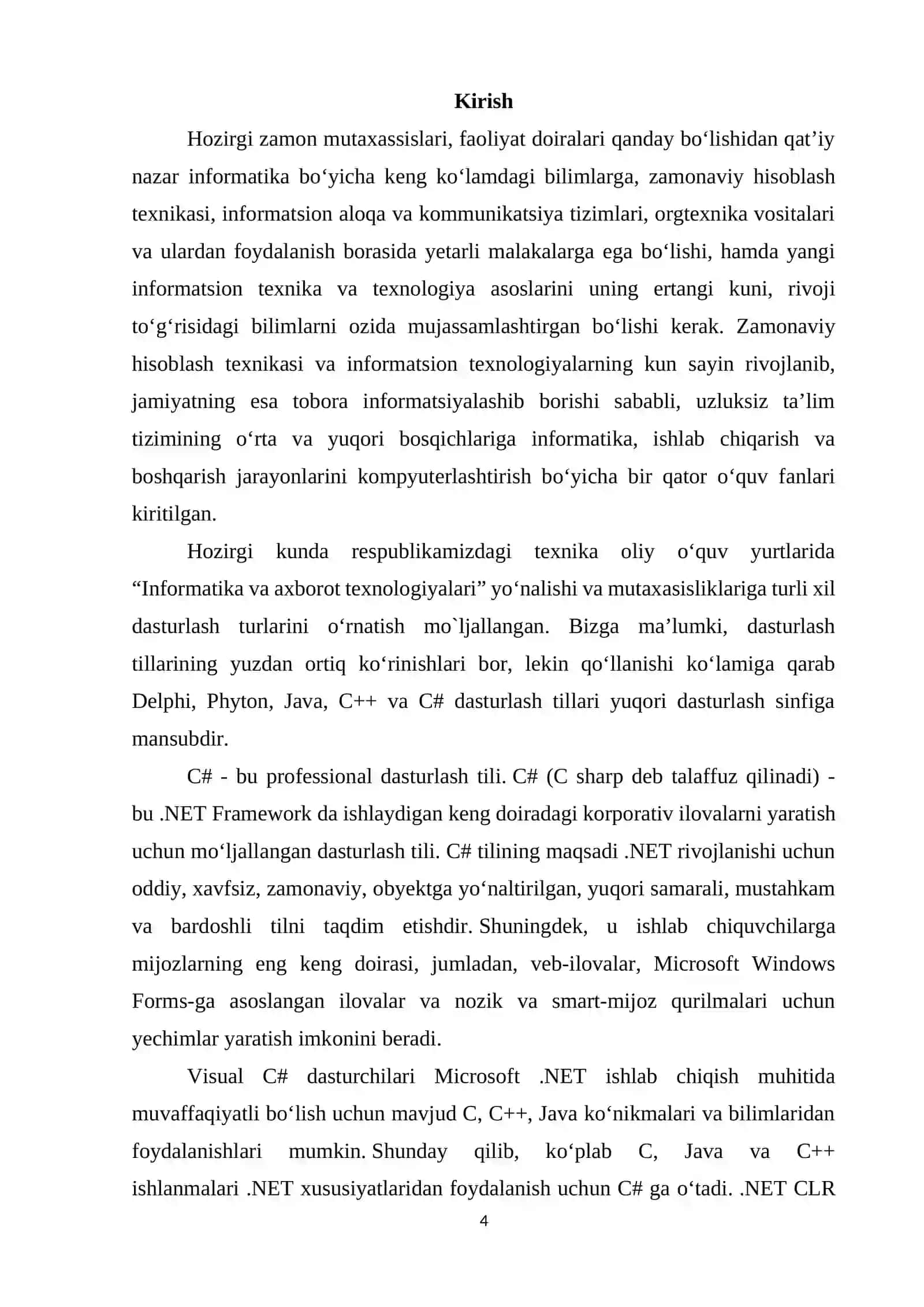 C# dasturlash tilida CheckedListBox komponentasi yordamida dasturlar yaratish 3