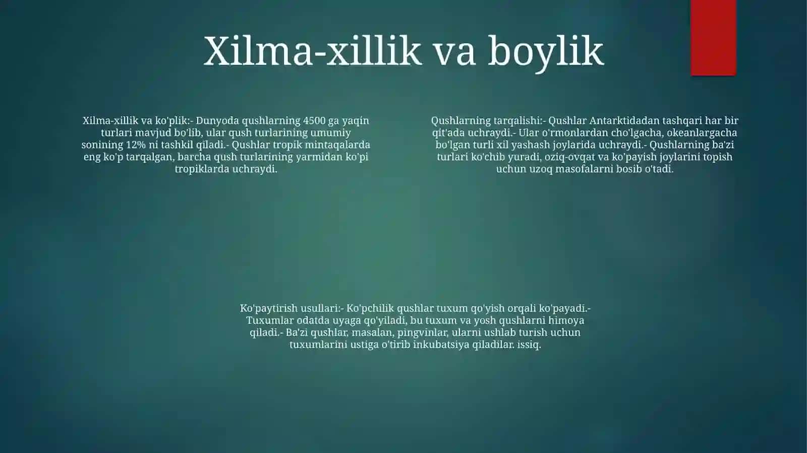 Qirquloqlarning Tabiatda Tarqalishi Kòpayish Usularai 3