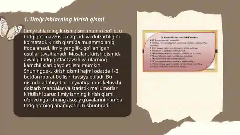 Ilmiy ishlarning tarkibiy tuzilmaviy xususiyatlari 3