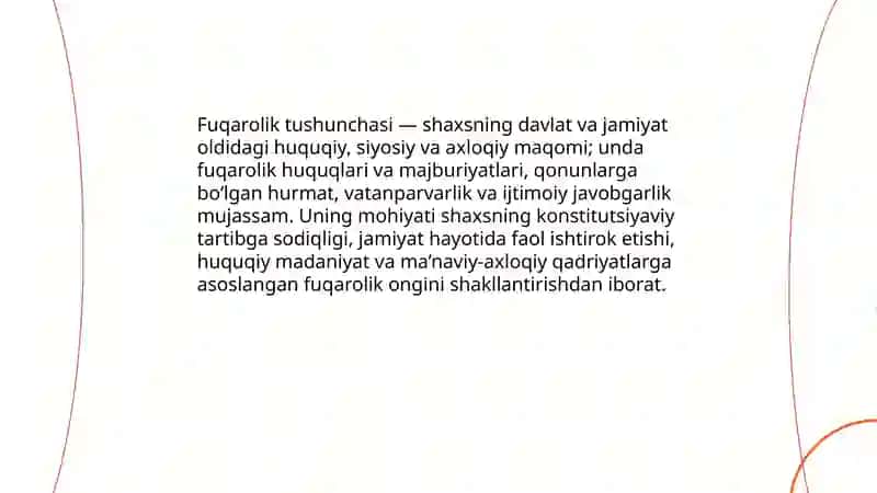 Fuqarolik tarbiyasi mafkuraviy tarbiya 3