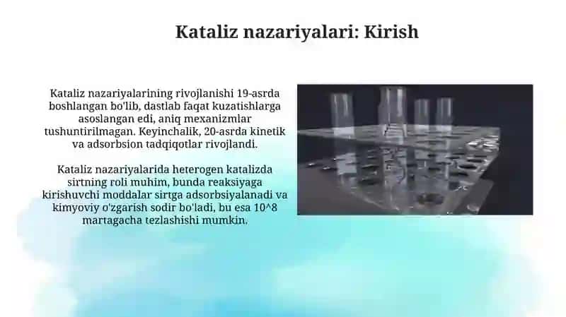 Kataliz nazariyalari.Fermentativkataliz 3