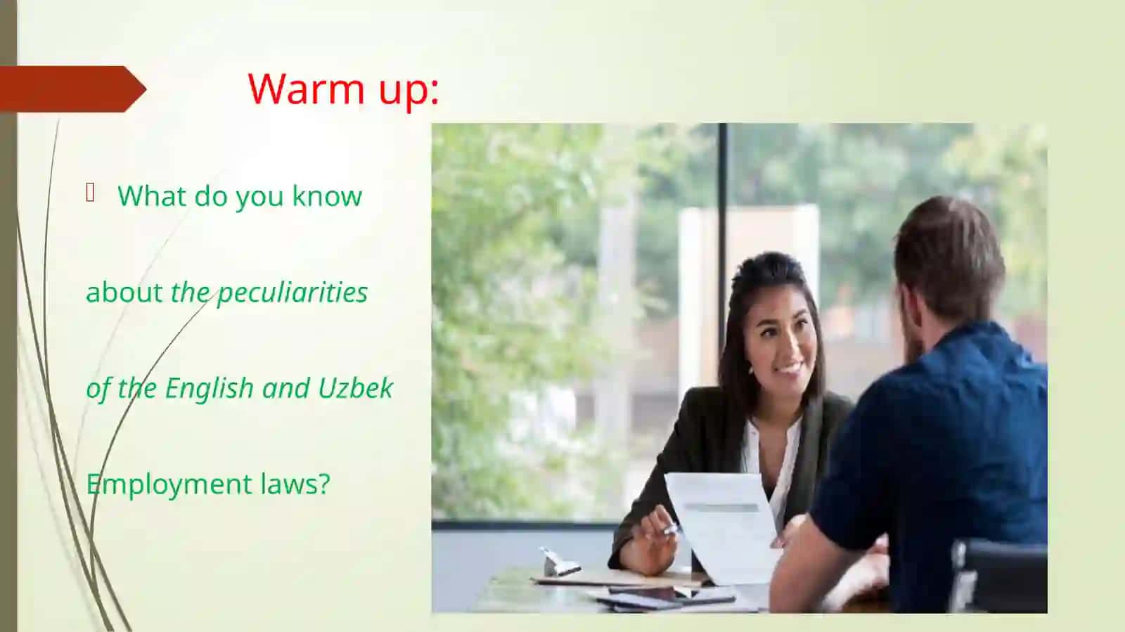 AN EMPLOYMENT CLAIM 3