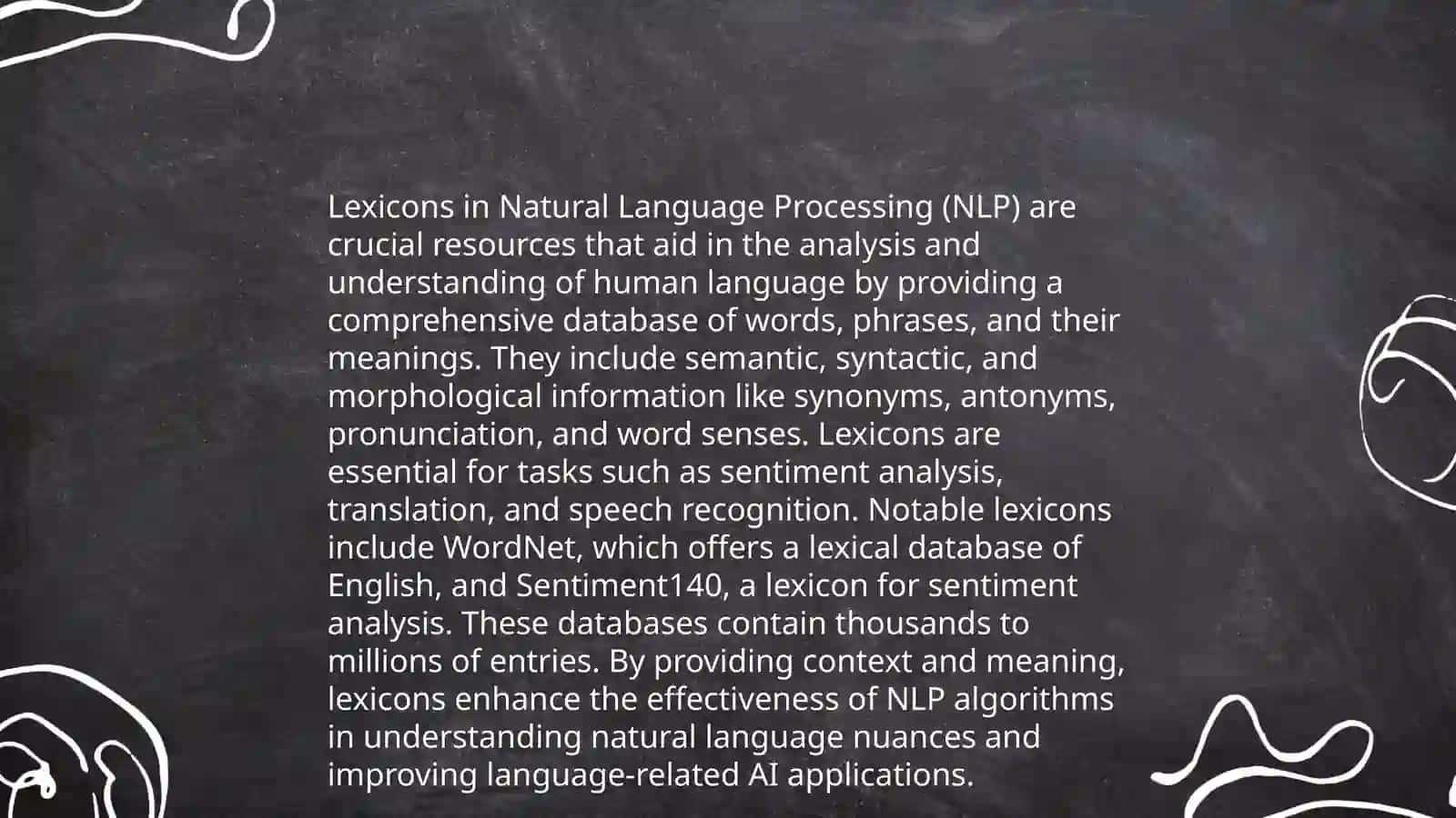 Lexicons in Natural Language Processing (NLP) 3