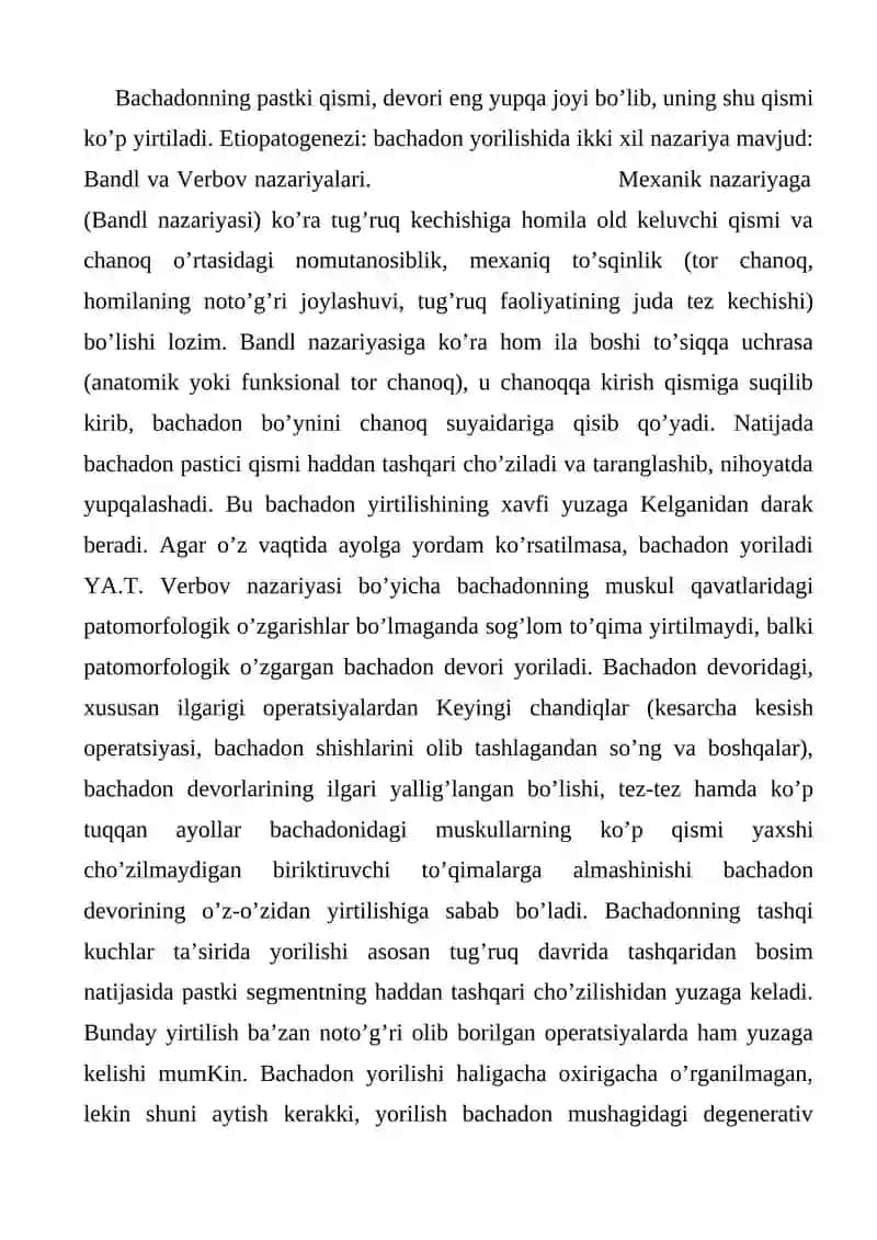 Bachadon yorilishi 3