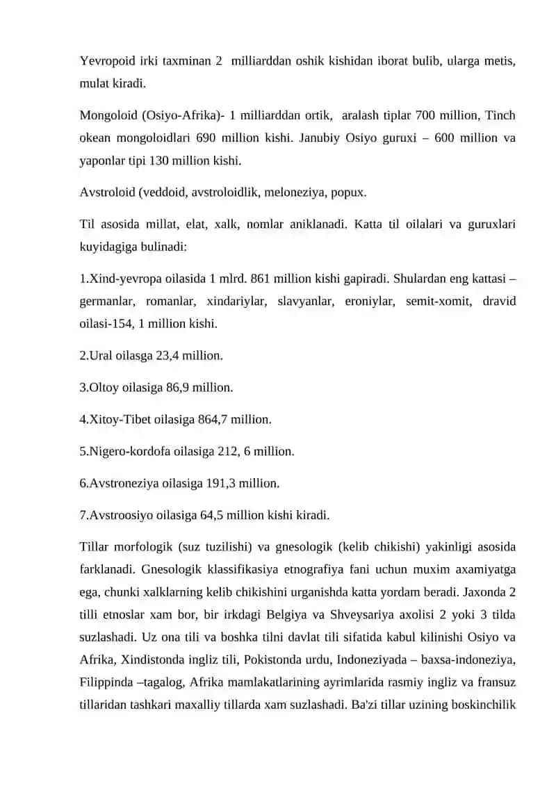 Dunyo xalqlarining etnologik tavsifi 3