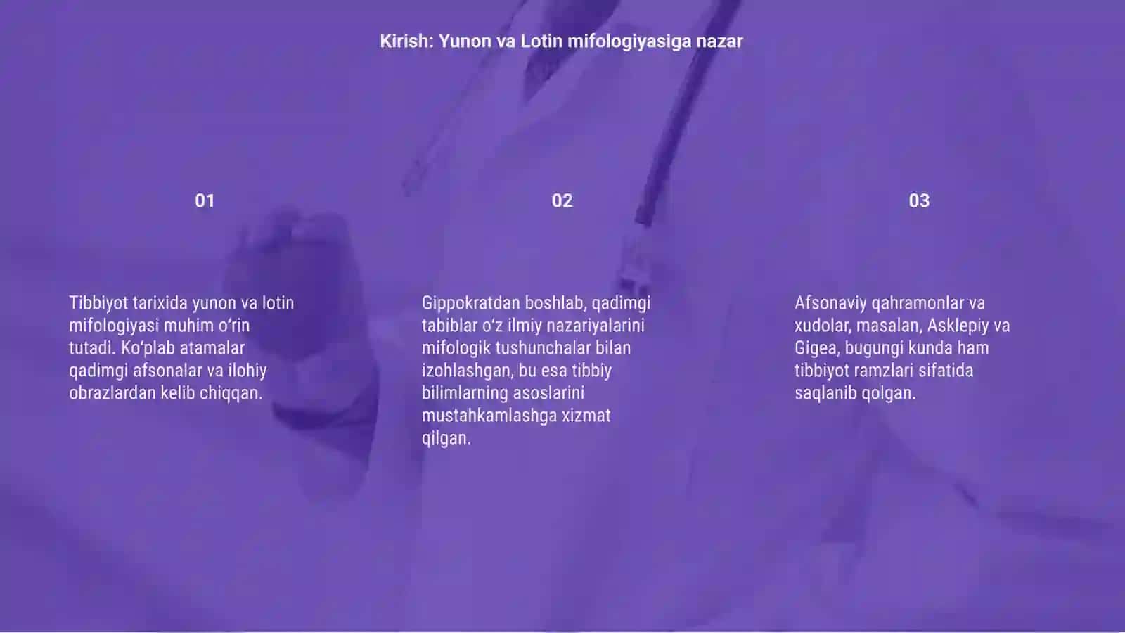 Tibbiyotda lotin-yunon mifologiyalari 3