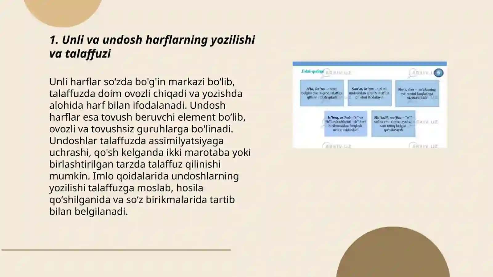 Oʻzbek tilining asosiy imlo qoidalarini oʻzlashtirish 3