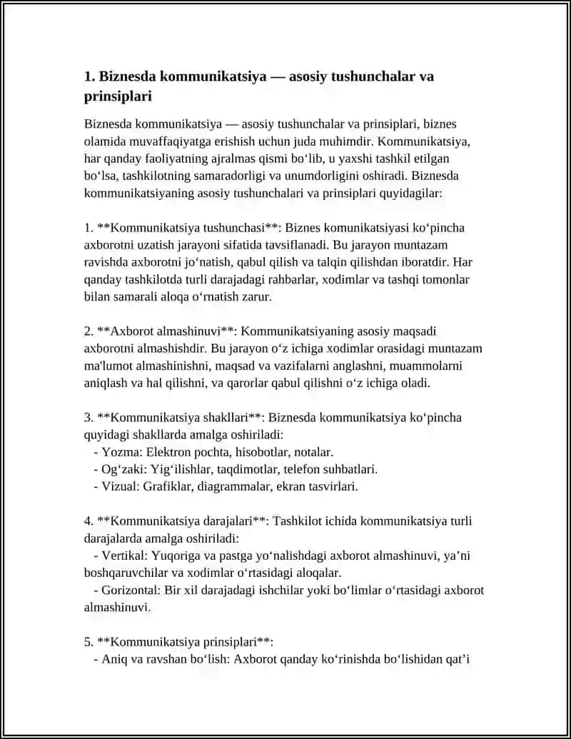 BIZNESDA KOMMUNIKATSIYA 3