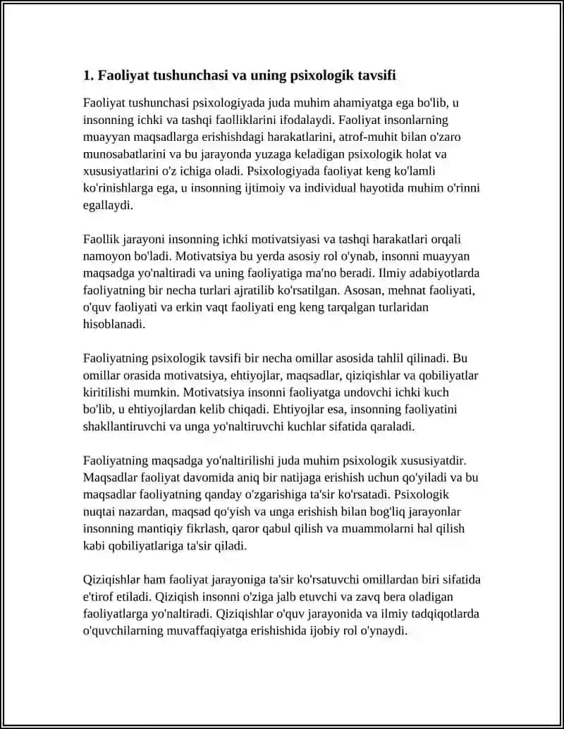 FAOLIYATNING UMUMIY PSIXOLOGIK TAVSIFI 3
