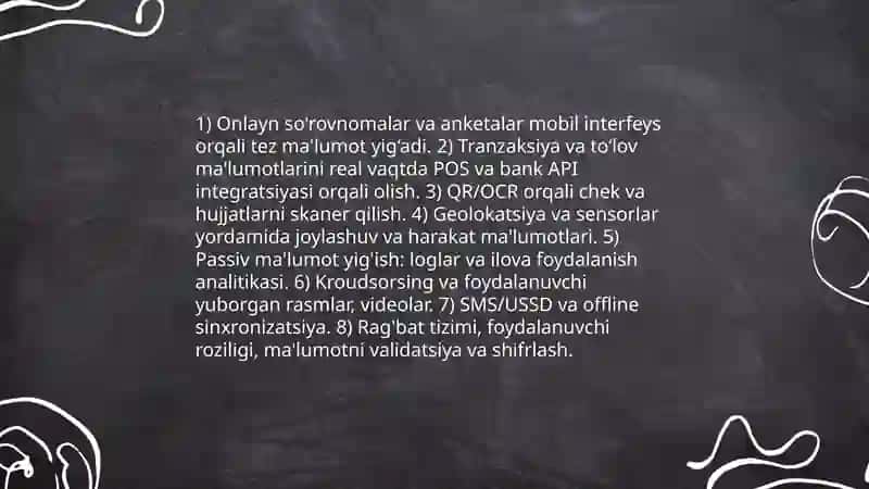 Iqtisodiy axborotni qayta ishlash uchun mobil ilovalardan foydalanish 3