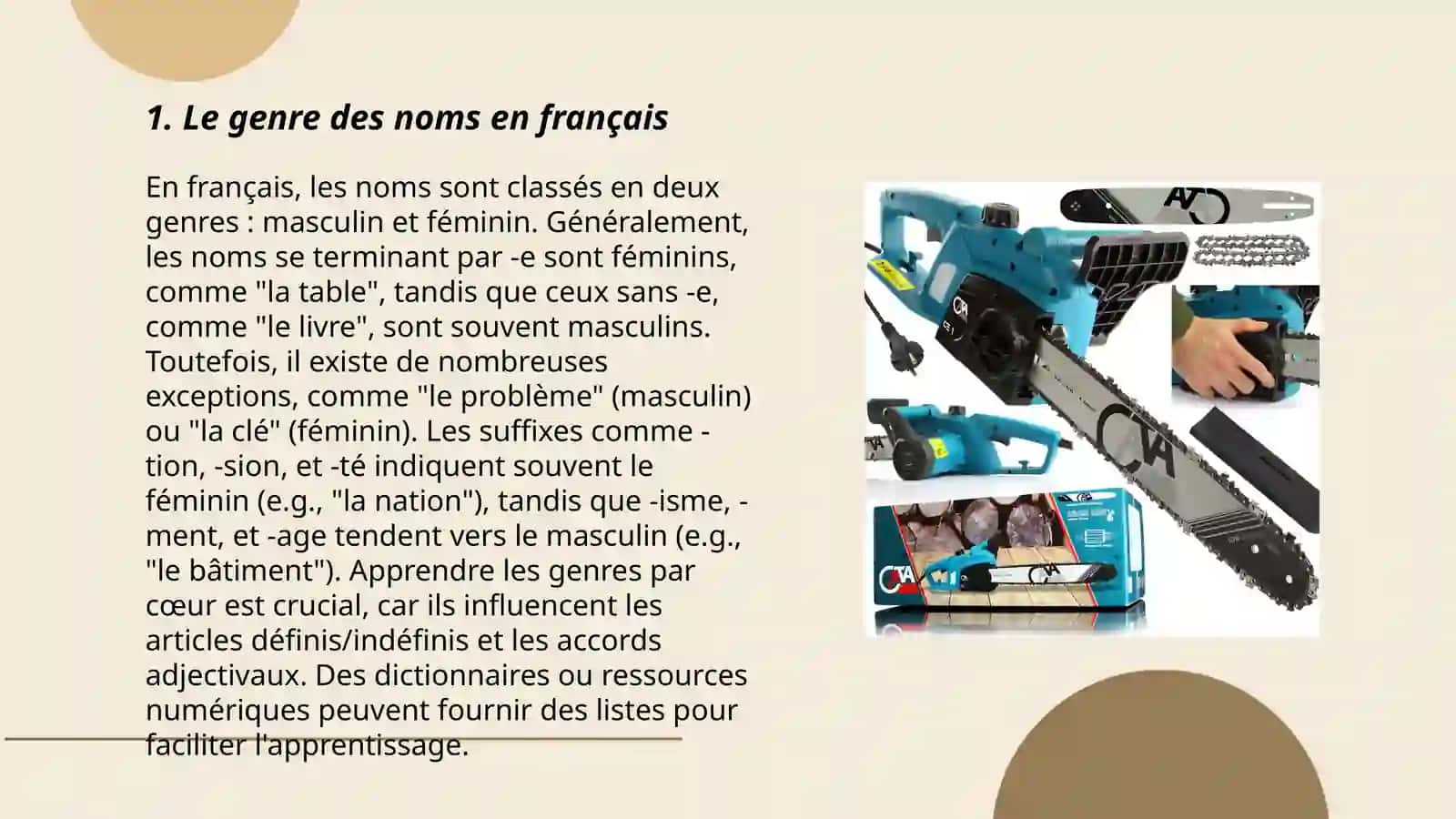La catégorie du genre.Le substantif 3