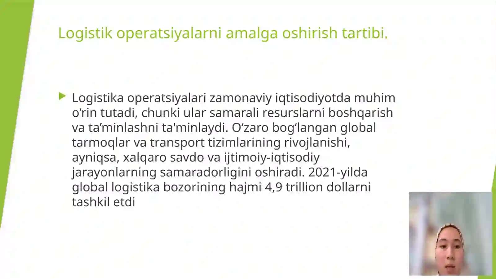 Logistik operatsiyalarning asosiy bosqichlari 3