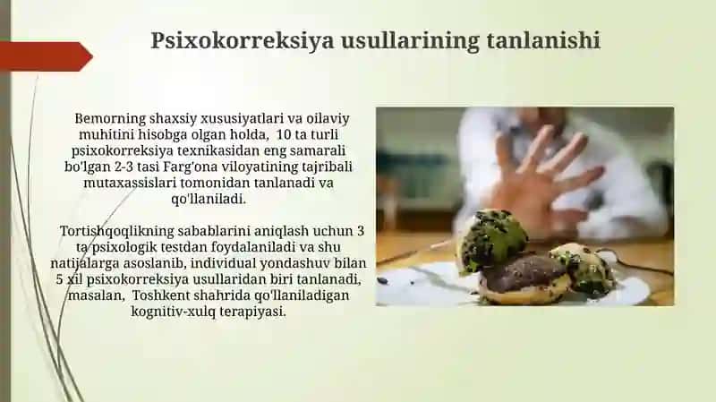 Tortinchoqlik Psixokorreksiyasi 3