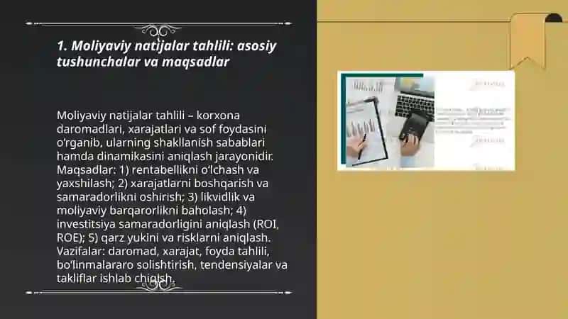 Moliyaviy natijalar tahlili 3