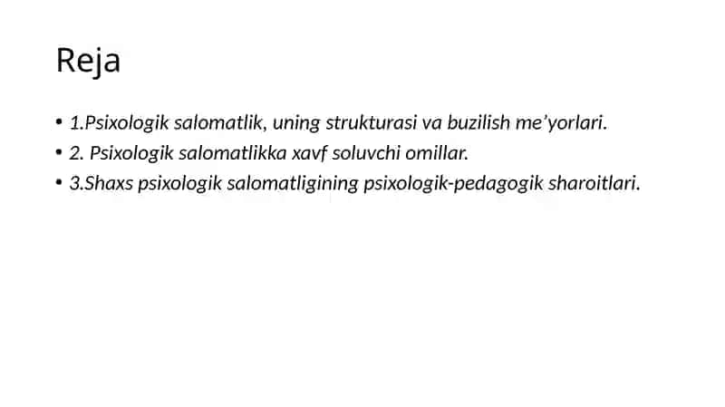 Psixologiya fanidan mustaqil ish 3