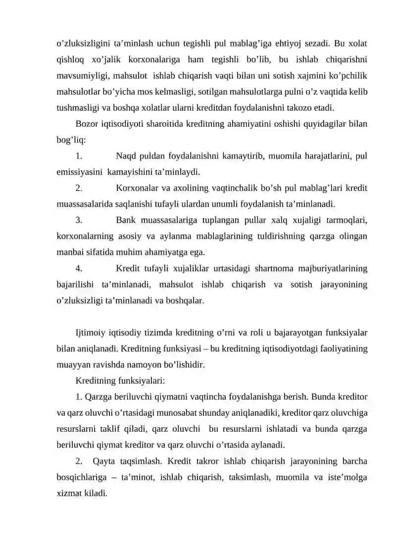 Alohida kredit turlari 3