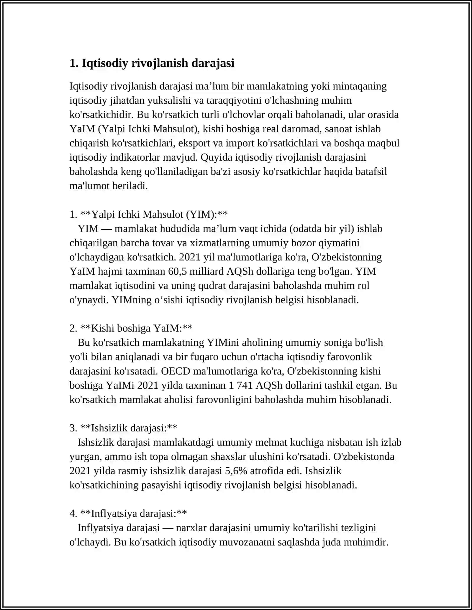 TURKIYA VA XITOY DAVLATLARI TURMUSH DARAJALARI 3
