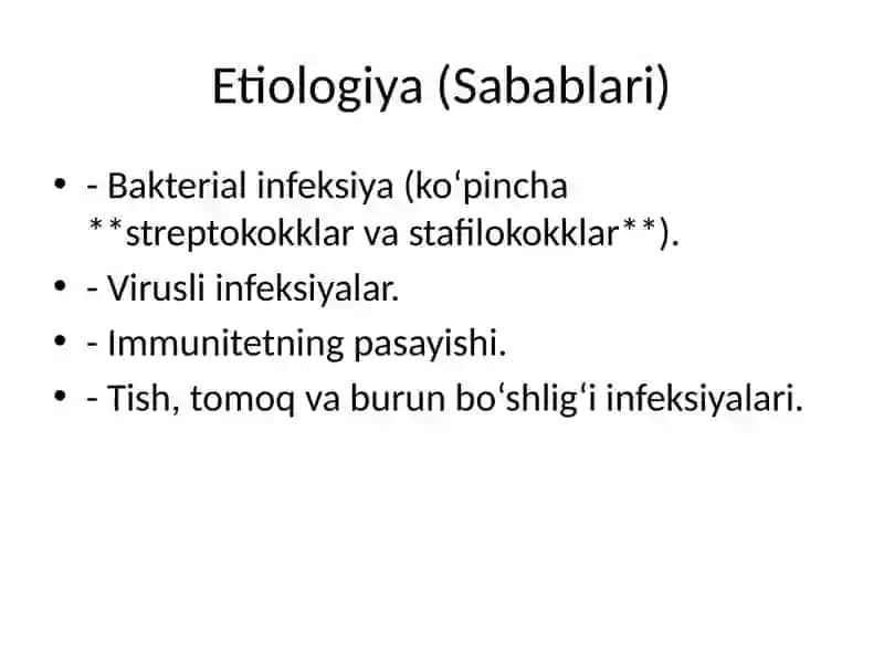 Adenoabsess va Adenoflegmonalar 3