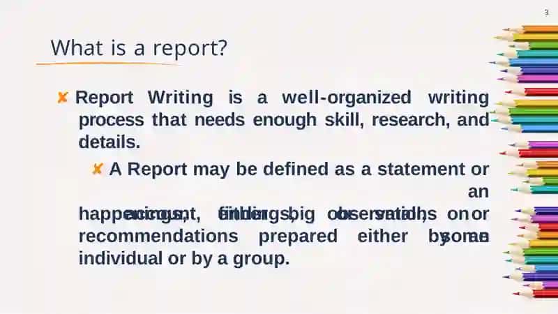 Report Writing 3