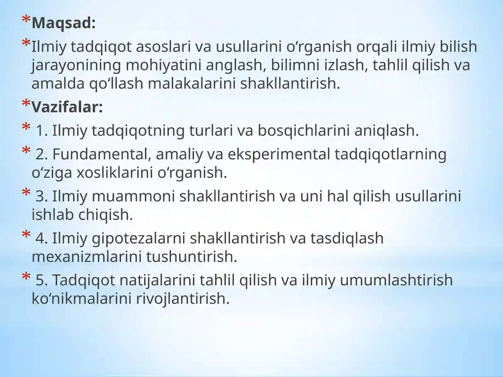 Tadqiqot uslublari 3