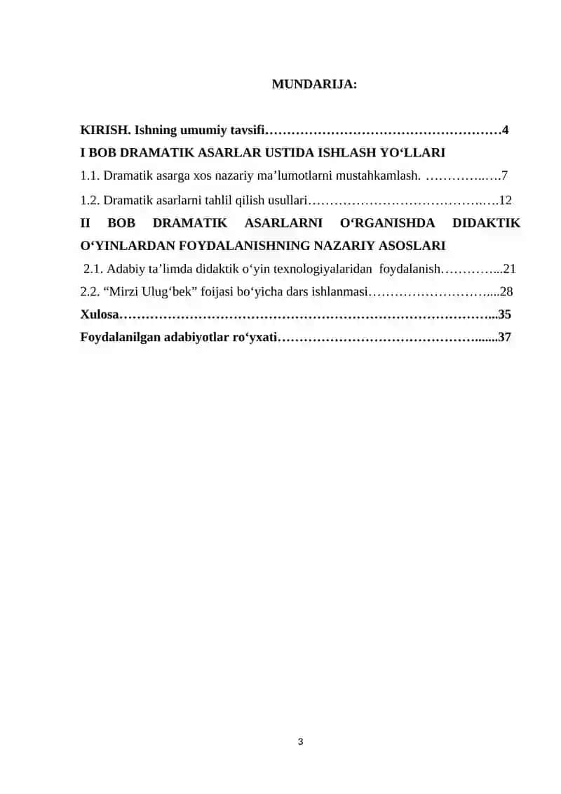 Dramatik asarlar bilan ishlashda ta’limiy o‘yinlardan foydalanish. 3