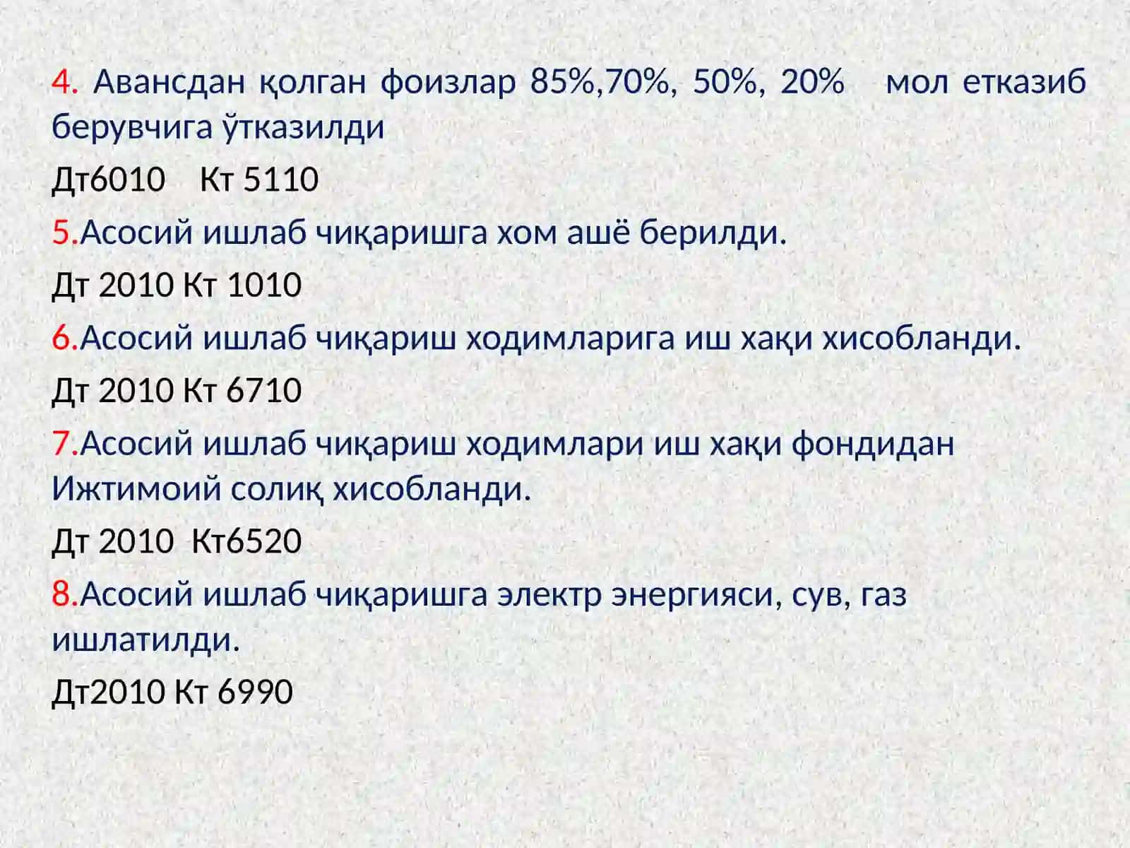 Korxona tashkilotlar faoliyat turlari 3