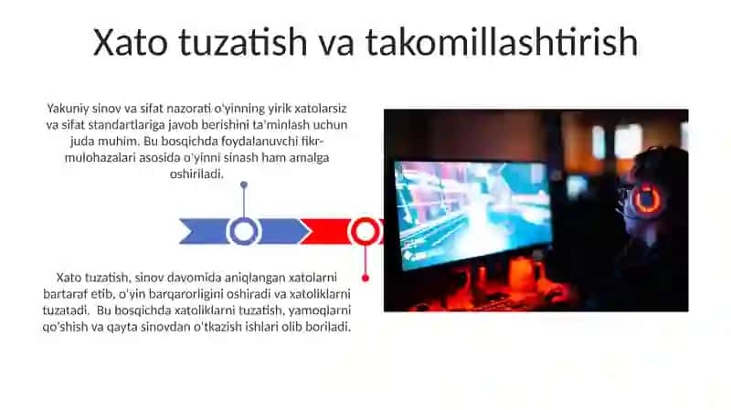 O'yinning rivojlanish bosqichlari 3