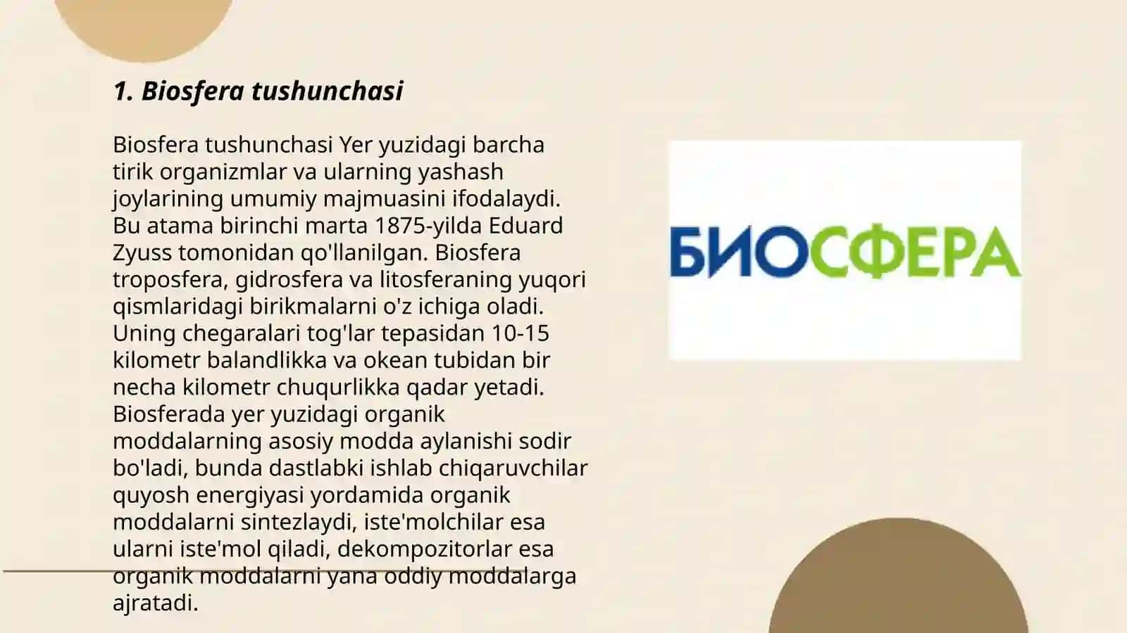 Biosfera 3