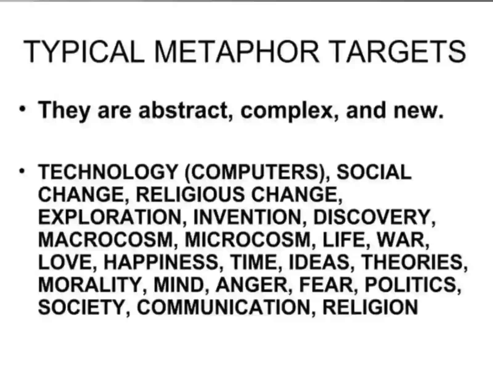 METAPHOR AND METONOMY 3