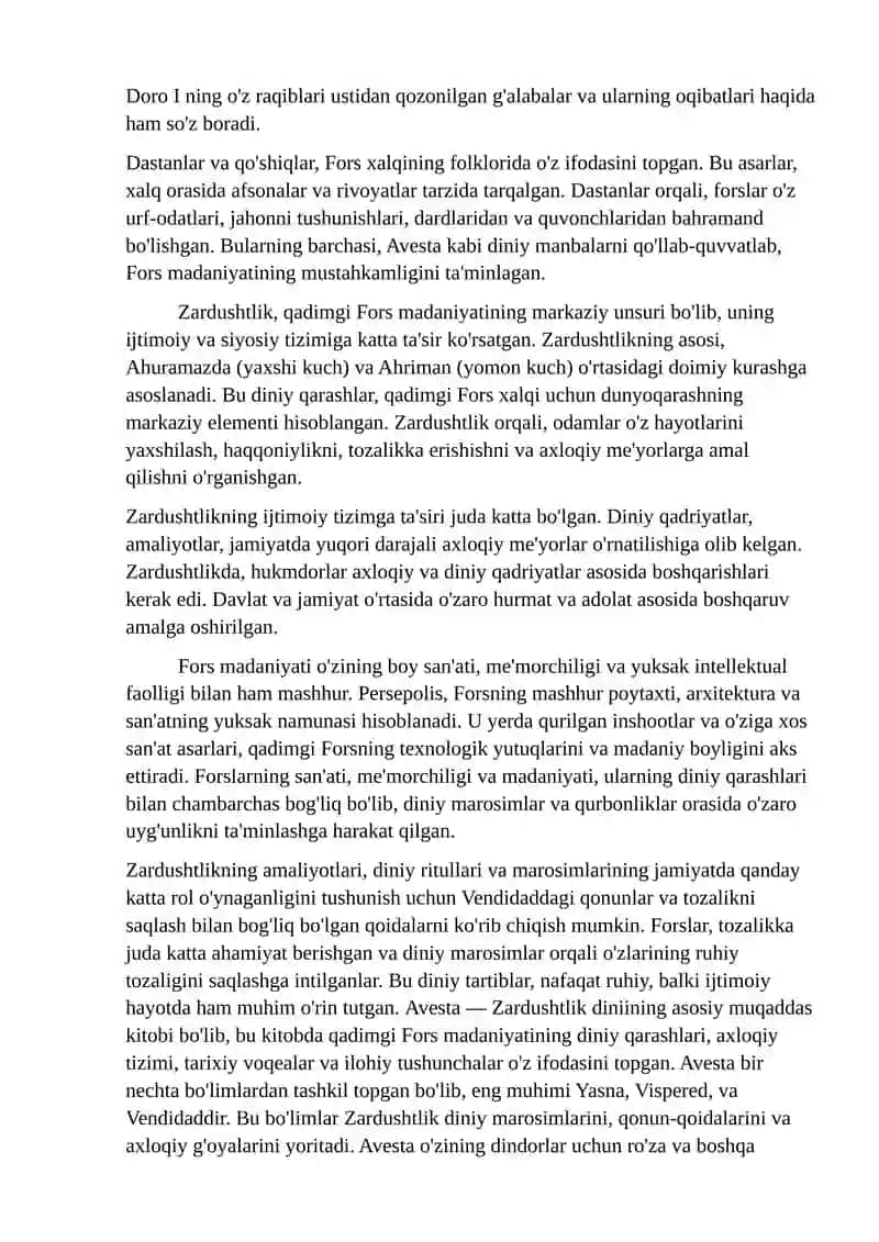 Avesta va Qadimgi Fors Manbalari 3