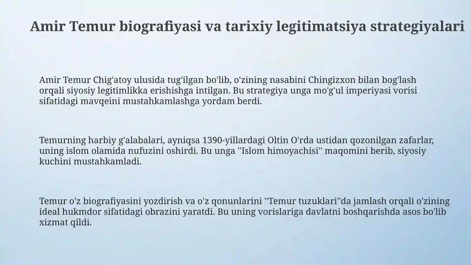 Temuriylar tarixshunosligi 3