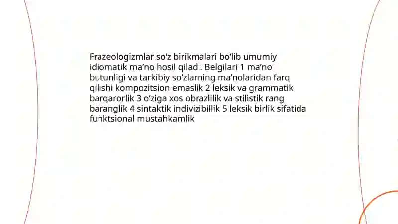 Frazeologizmlar Jumyozova Goʻzaloy 3
