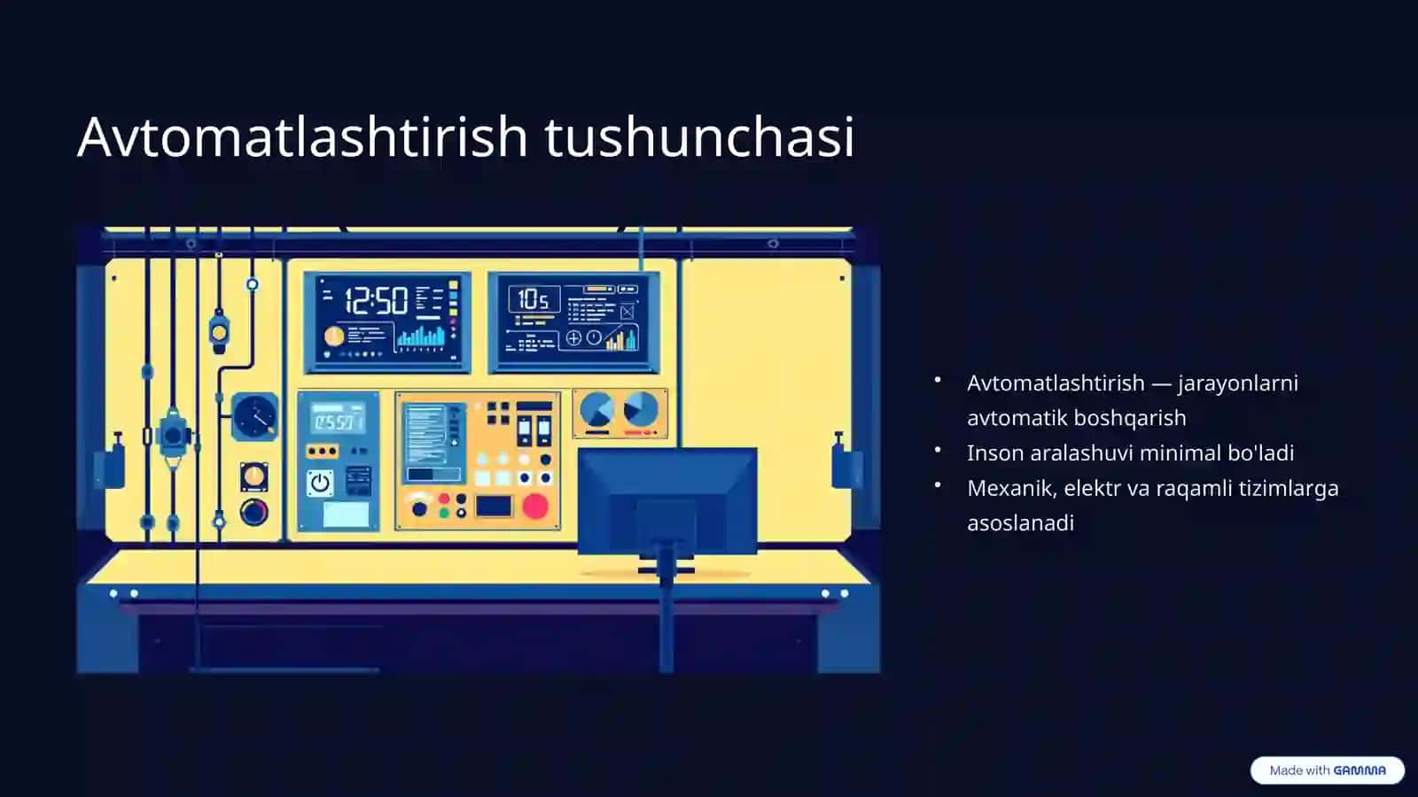Ishlab chiqarish jarayonlarini avtomatlashtirishning rivojlanish tarixi 3