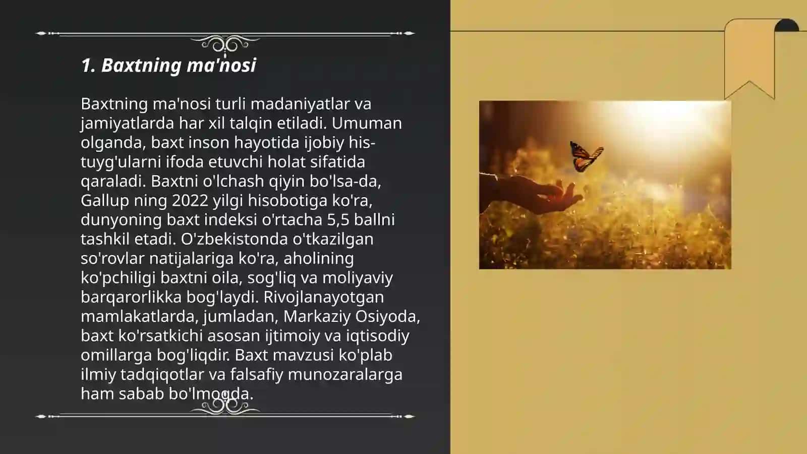 Baxtning ma'nosi 3