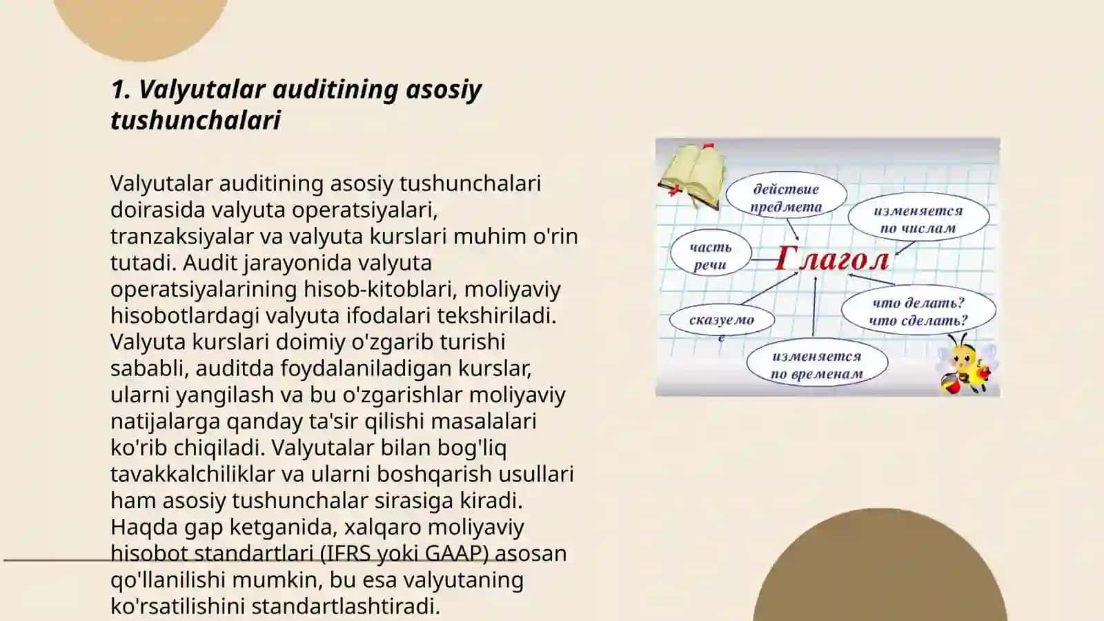 Valyutalar auditining asosiy tushunchalari 3