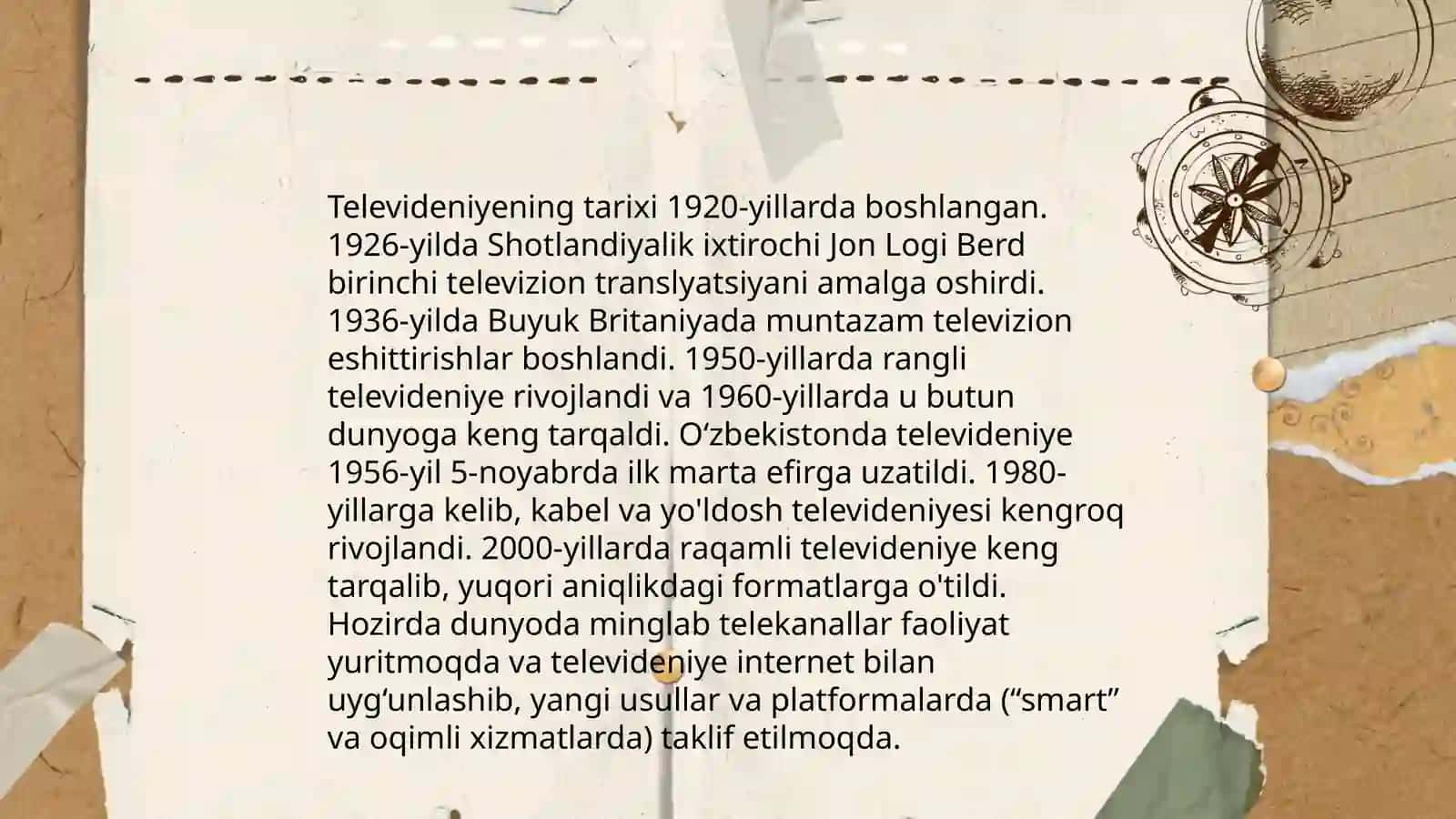 Televideniye-kòngil ochar sanoat sifatida 3